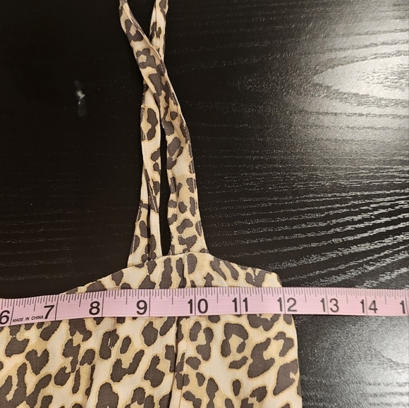 Faithfull The Brand Elsa Leopard Print Jumpsuit, Sz 4 - Picture 13 of 16